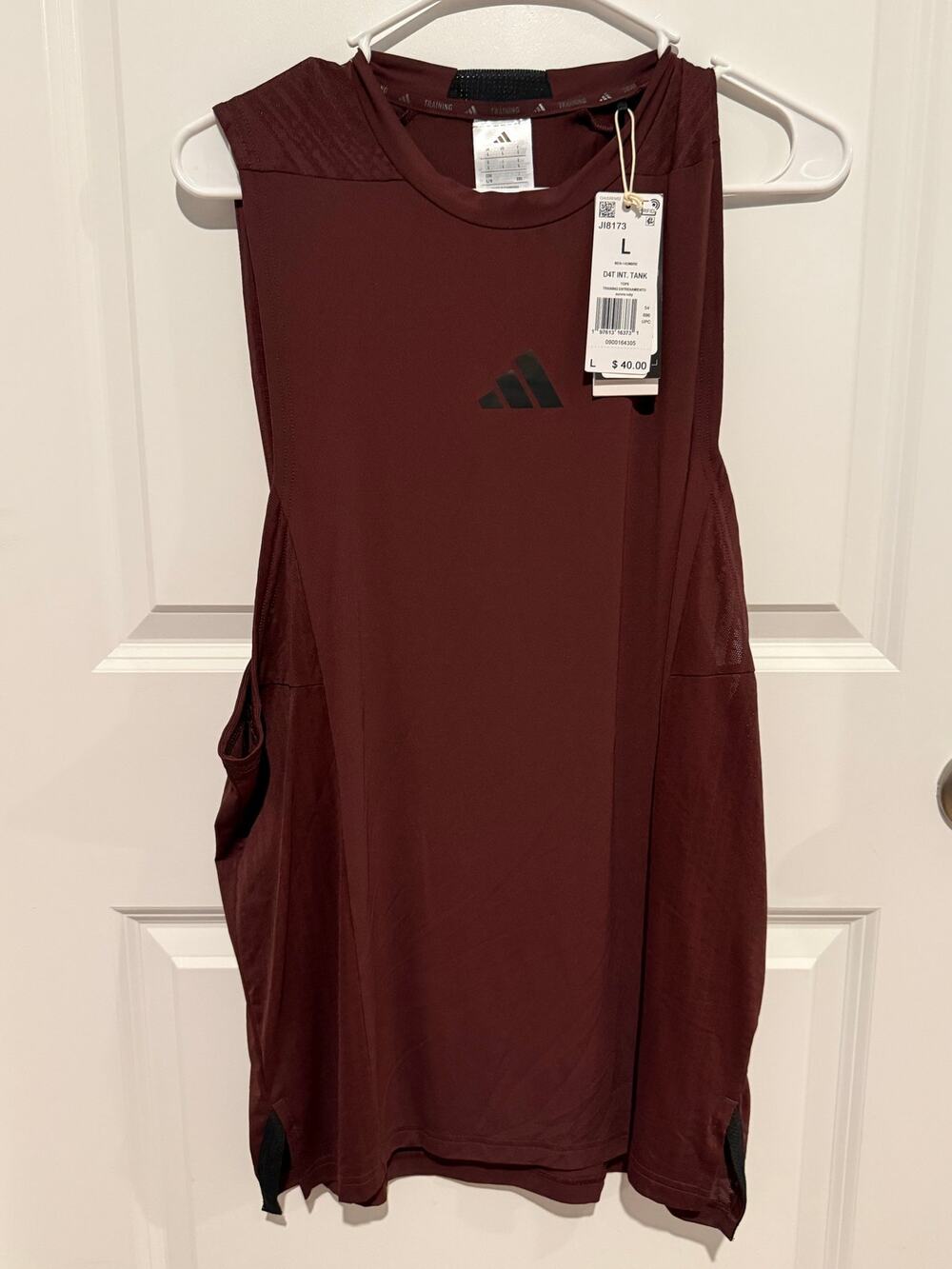 Adidas D4T Intensity Tank Top Men’s Large Aurora Ruby Climacool NWT JI8173